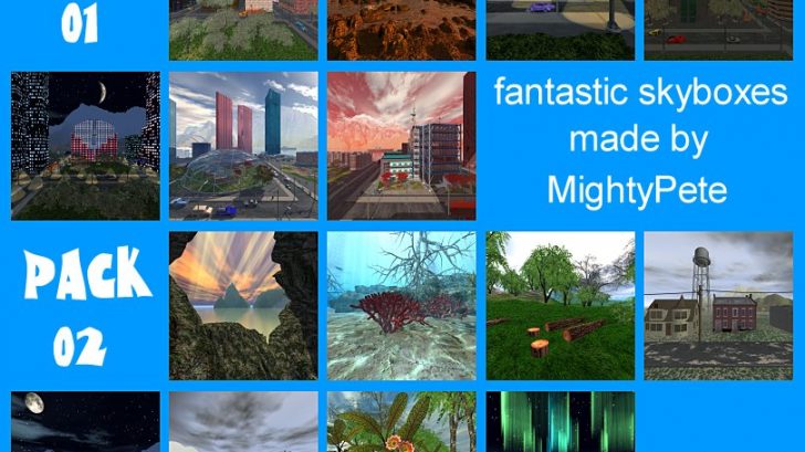 Skyboxes by MightyPete