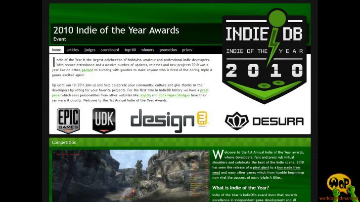 Indie of the Year 2010
