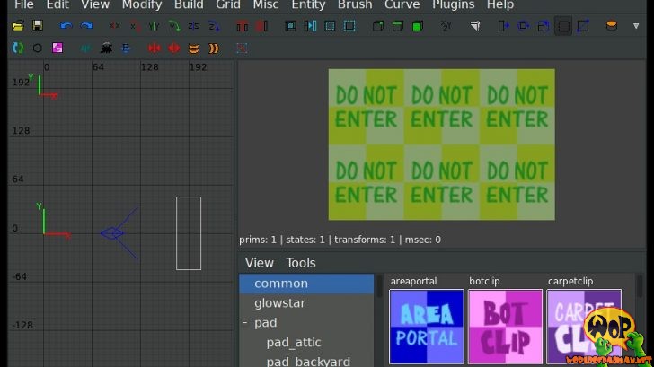 World of Padman game pack in NetRadiant