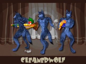 CleanerWolf blue team skin