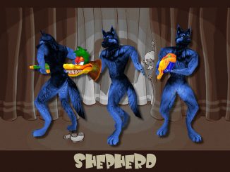 Shepherd blue team skin