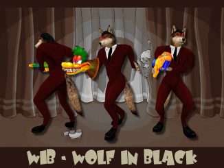 WIB - Wolf in Black red team skin