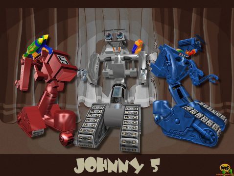 Johnny 5 default skins