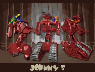 Johnny 5 red team skin