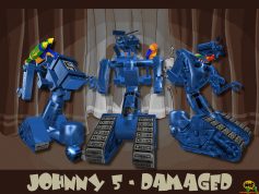 Johnny 5 damaged blue team skin