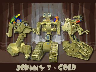 Johnny 5 gold skin