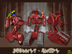 Johnny 5 angry red team skin