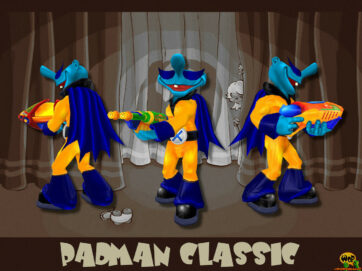 PADMAN Classic blue team skin