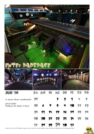 20 Jahre ENTEs PadMaps - Juli (DE)