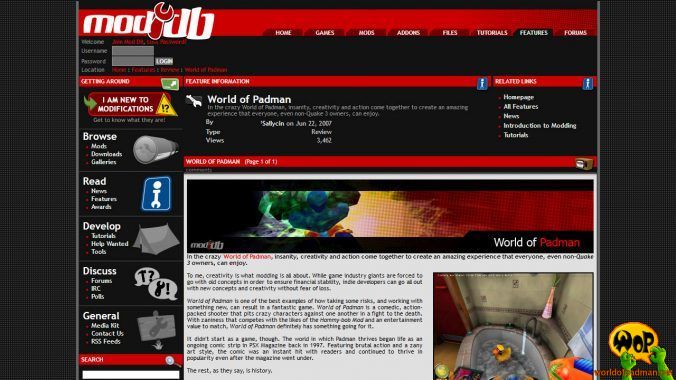 ModDB.com (AU) | 22/06/2007