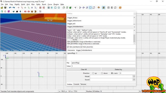 trigger_forbiddenitems with key spawnflags 3