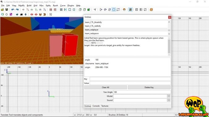 Team spawn points in Capture The Lolly